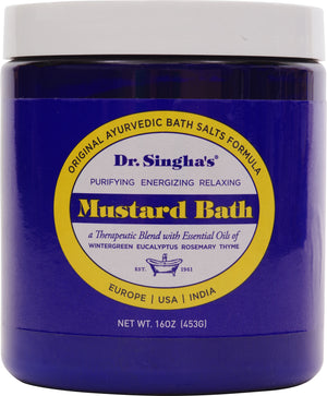 Mustard Bath (16 oz) 3 pack. Slightly scuffed labels or canisters. Perfect Powder